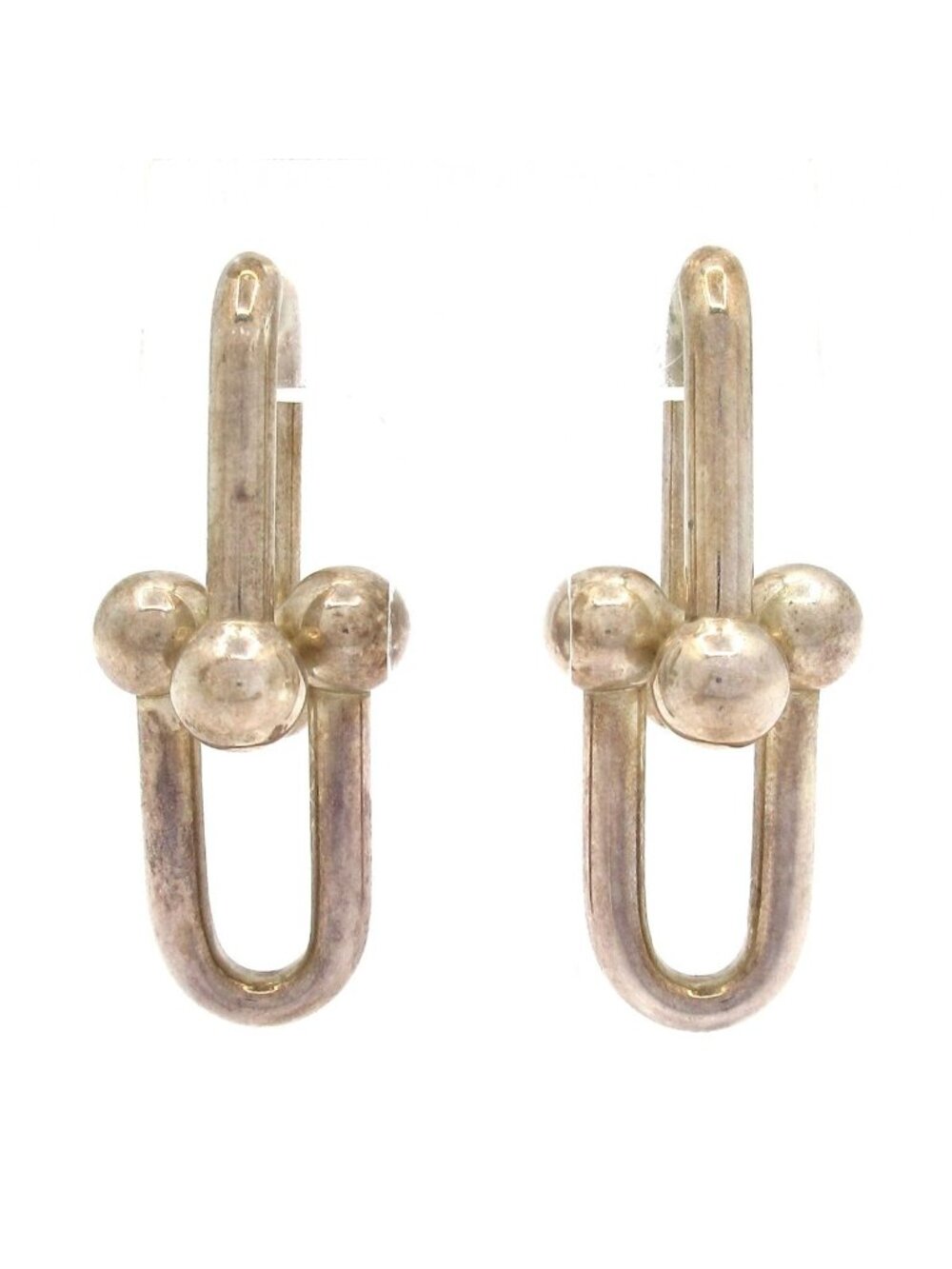 Tiffany & Co Earrings HardWear Extra Large Link Silver